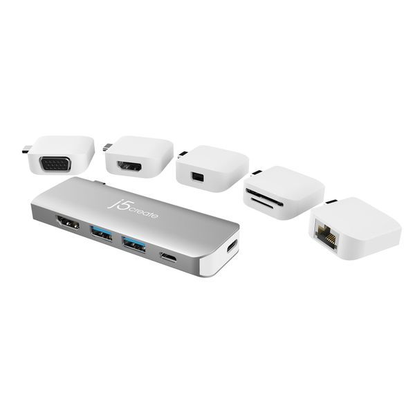 J5create JCD389 ULTRADRIVE Kit USB-C Multi-Display Modular Dock