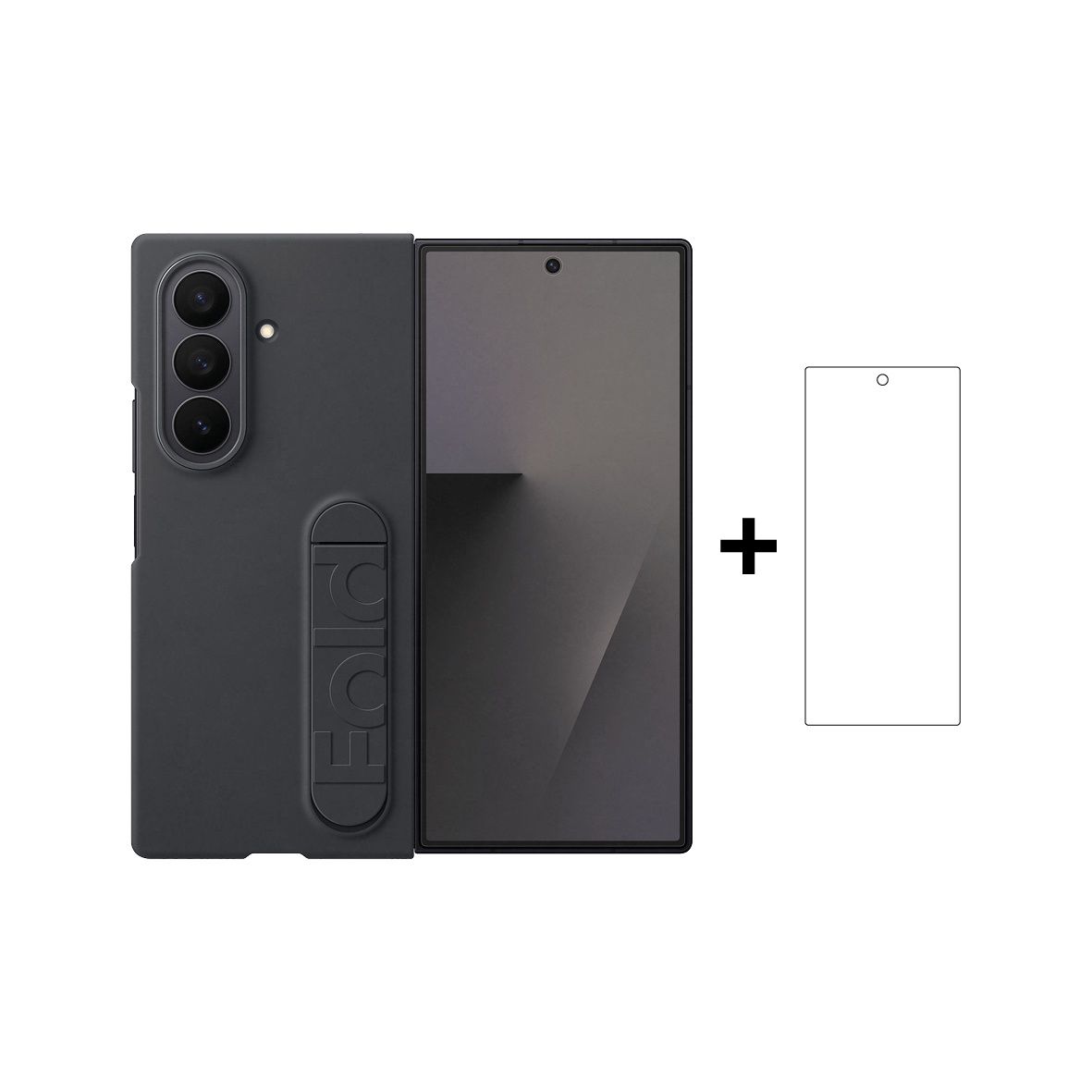 Samsung Galaxy Z Fold7 5G 512GB Dual Sim Jetblack + Black Silicone Cover & Anti-Reflective Film