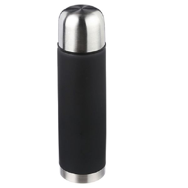 FI - Black Stainless Steel Insulated Flask 0.5 Litres