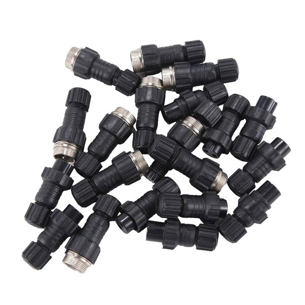 10Sets Gx16 M16 Ql16 Plastics 16Mm Aviation Plug Connector 2Pins