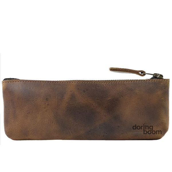 Genuine Leather Pencil Bag
