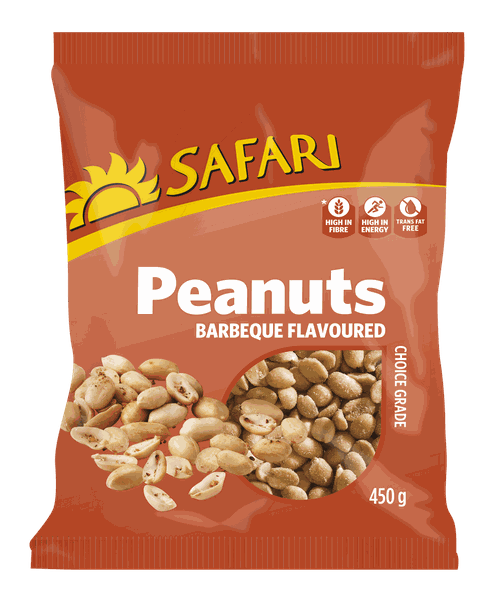 Safari Barbeque Flavoured Peanuts 450g