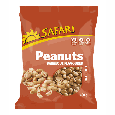 Safari Barbeque Flavoured Peanuts 450g