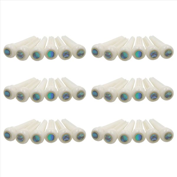 Guitar Bone Bridge Pins With 5 3Mm Position Abanlone Dot