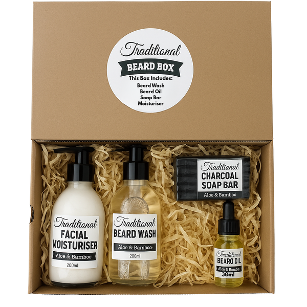 Beard Grooming Gift Box (Aloe &amp; Bamboo Collection)