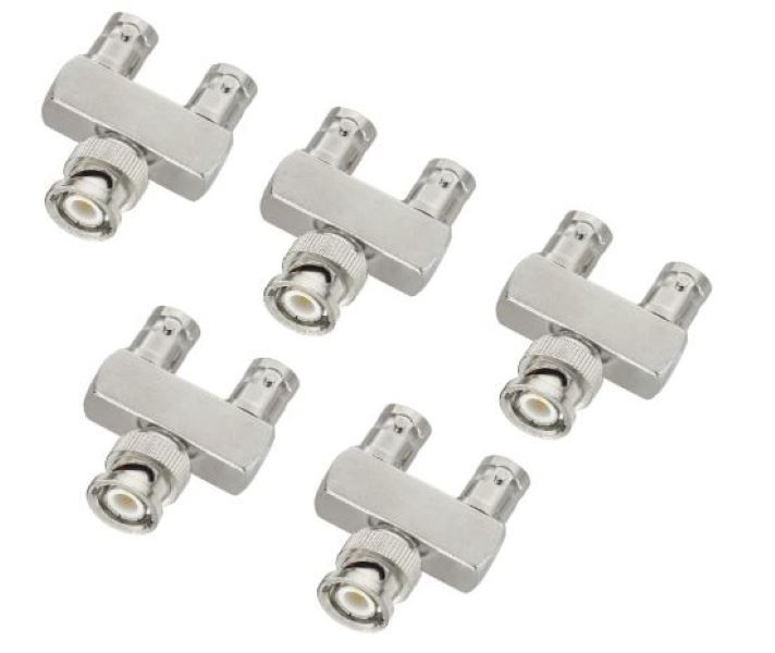 BNC (T) Piece Male to 2 x Female Connector