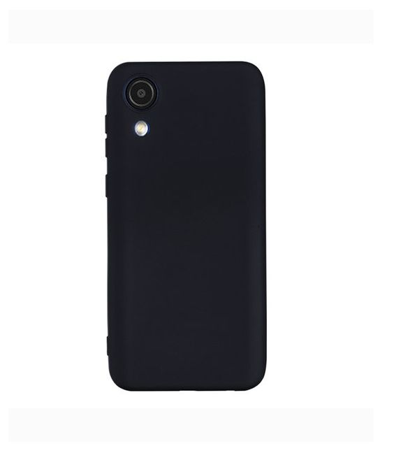 Silicone Back Cover For Samsung Galaxy A03 Core Black Shop Today Get It Tomorrow 1662