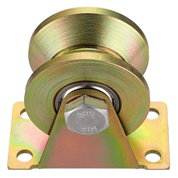 Tool Pulley V-Groove Sliding Gate Bearing Roller Castor Wheel -5cm