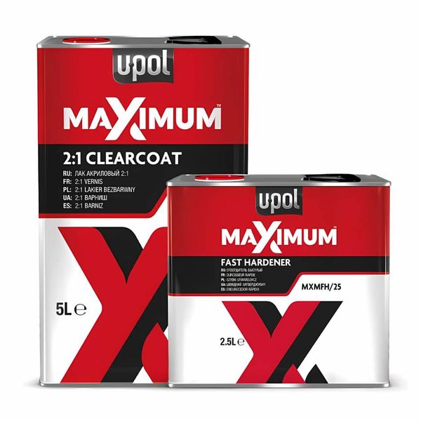 U-Pol Maximum Clearcoat Extra strength 2:1 Kit