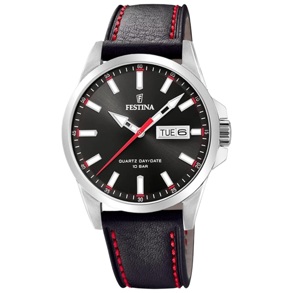 Festina Acero Classic Black and Red