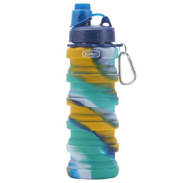 Blue Arcade Silicone Bottle