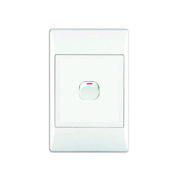 ACDC - 1-Lever 2-Way Switch 2x4 C/W White Cover Plate