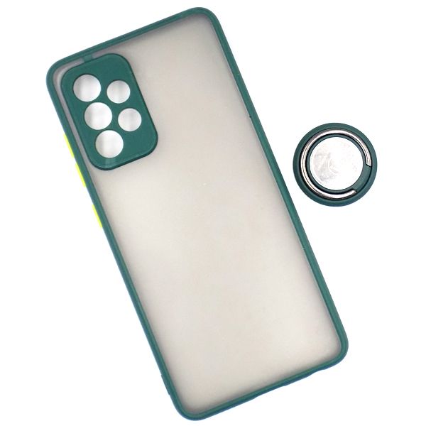 Hard Back Case with Finger Ring for Samsung Galaxy S21 Plus