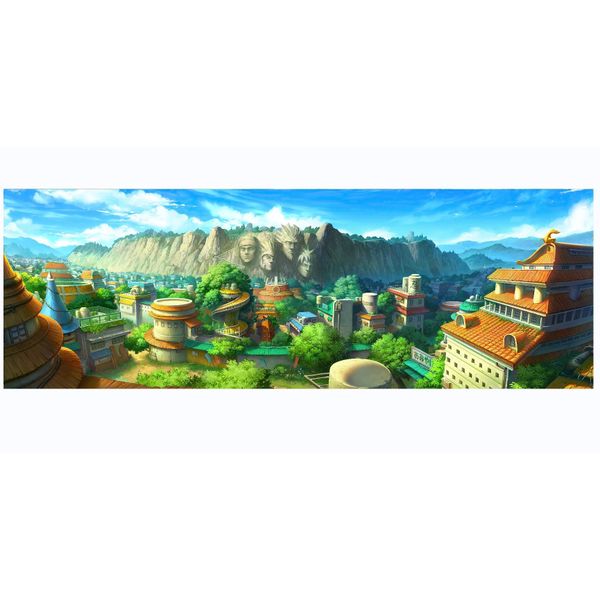 Canvas Art: Naruto Anime - Konohagakure - Canvas Only
