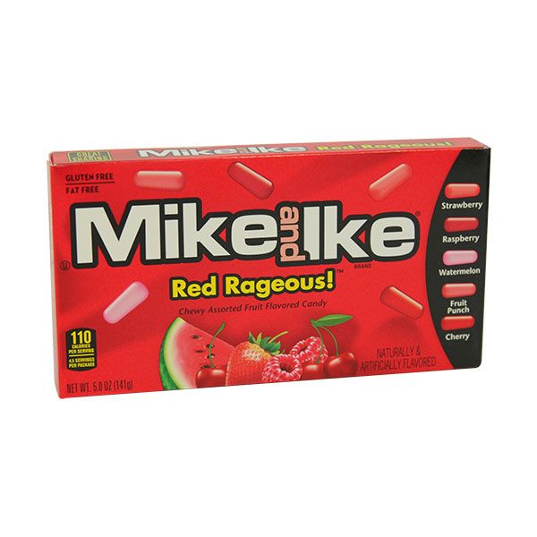 Mike &amp; Ike Video Box Red Rageous 2 x 141g