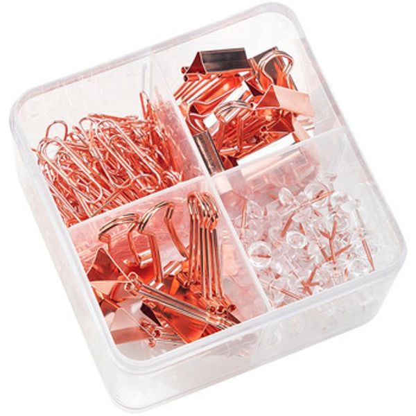 DELI Rose Gold Office Set (171 Pieces)