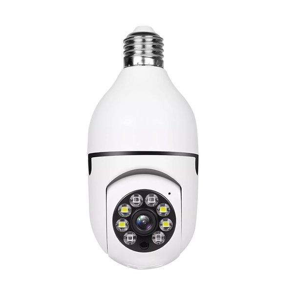 1080P Bulb Security Camera - Panoramic WiFi Smart Monitor