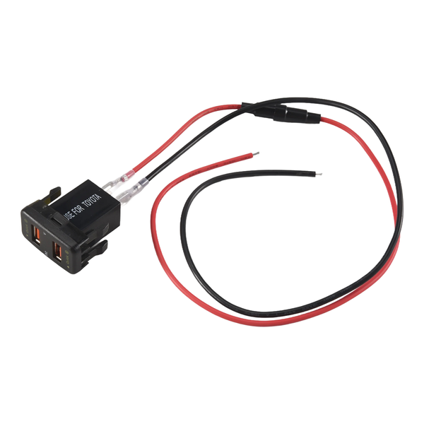 36W Fast Car Charger with Blue Voltage Waterproof Mobile for Toyota