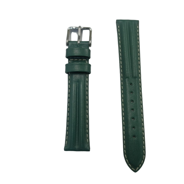 Green Nautical Calf Watch Strap - 18mm