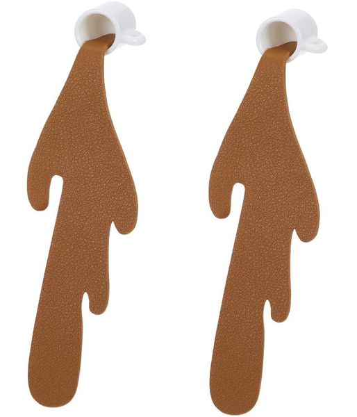 Spilled Coffee Bookmark, 2PCS ,Funny Unique Book Lovers Gifts Decorations