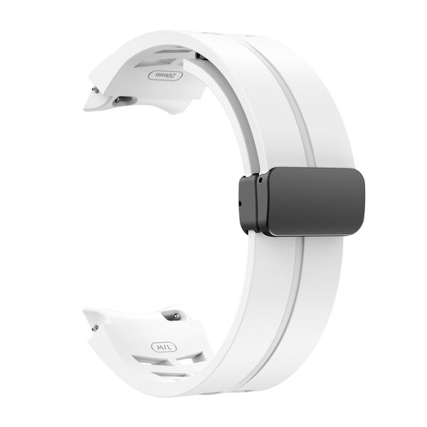 Silicone RM Inspired Strap Compatible With Samsung Galaxy Watch 4/5/6/7/7FE