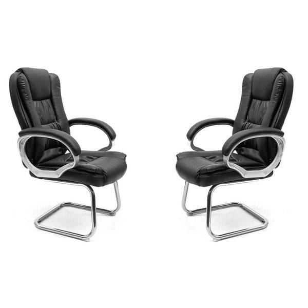 Set of 2 Executive Office Visitor Chairs