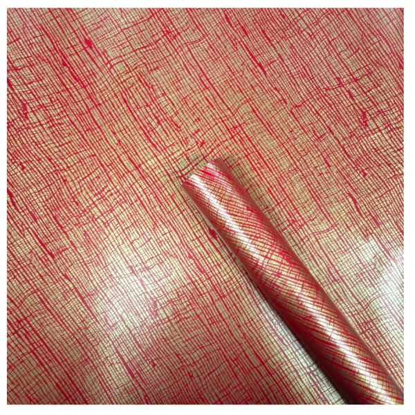 Red &amp; Gold Wrapping Paper Roll 500mm x 10meter Premium Gift Wrap Roll