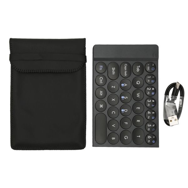Foldable Bluetooth Keyboard Type C, Slim, Auto Sleep