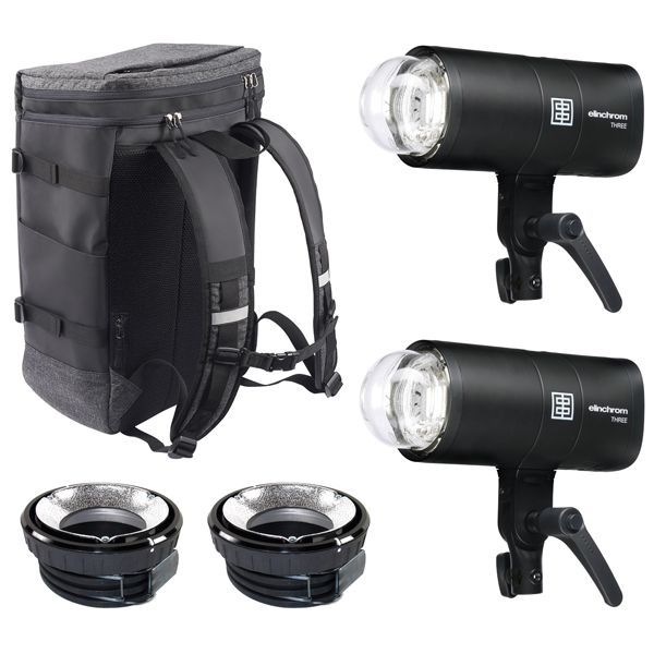 Elinchrom THREE Off-Camera Flash Dual Kit (20942.2)