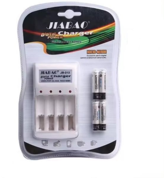 Powerful Battery Charger With Batteries Set
