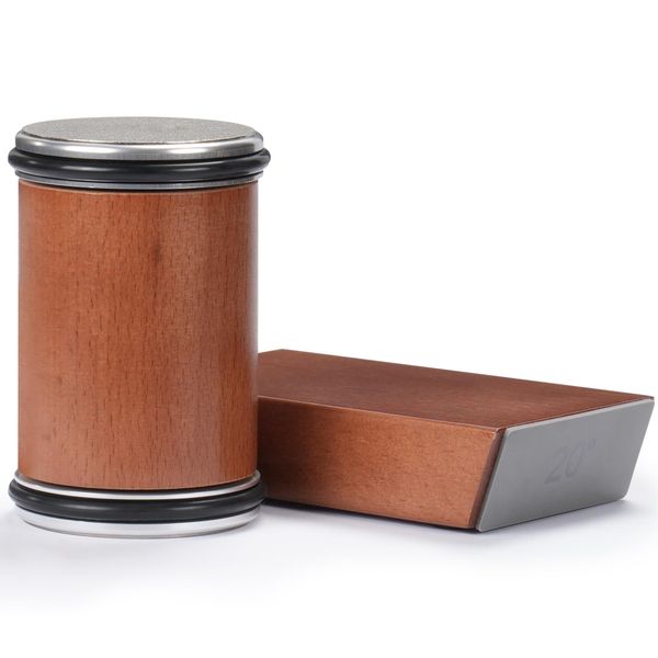 Rolling Knife Sharpener Kit, Diamond Coated Tool Angles Beech Wood Base