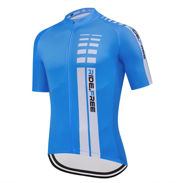 Cycling Jersey - Mens - Rapid Shift - Light Blue