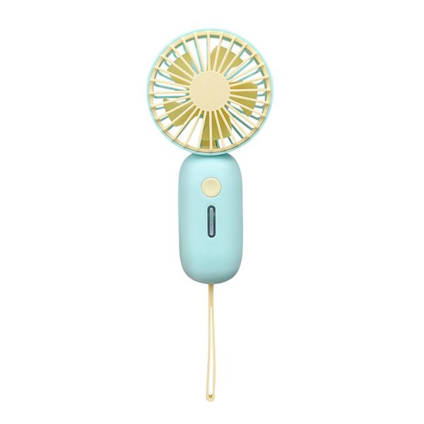 Handheld Fan Usb Rechargeable Green image