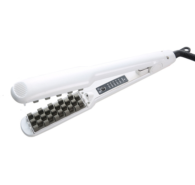 3D Grid Fluffy Hair Ceramic Curling Iron Hair Straightener Curler