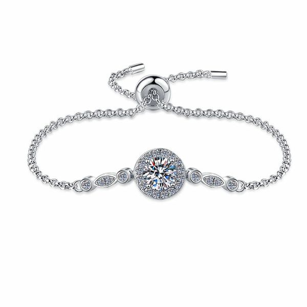 GRA Certified 1CT Moissanite Bracelet | S925 Sterling Silver