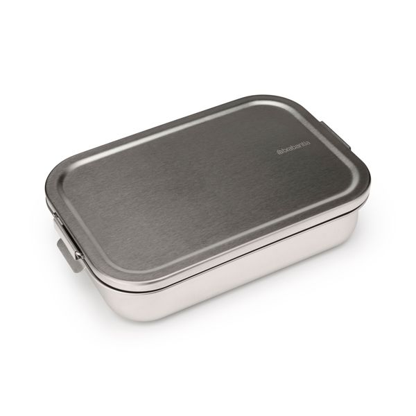Brabantia - Make &amp; Take Lunch Box, Matt Steel 2L