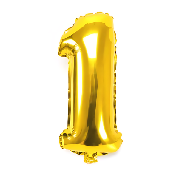 Gold Foil Balloons 32inch - No 1