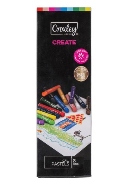 CROXLEY Create Oil Pastels 25's