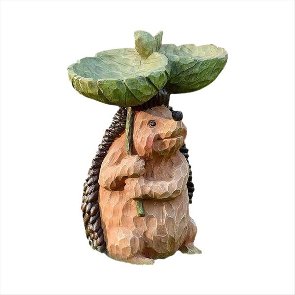 Resin Sculpture Bird Feeders Carved Resin Bird Bath C