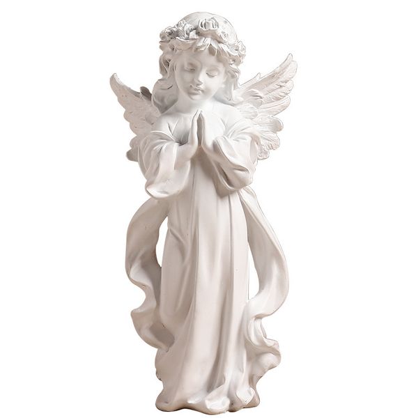 Handmade Angel Alice Little Girl Statue Resin Crafts