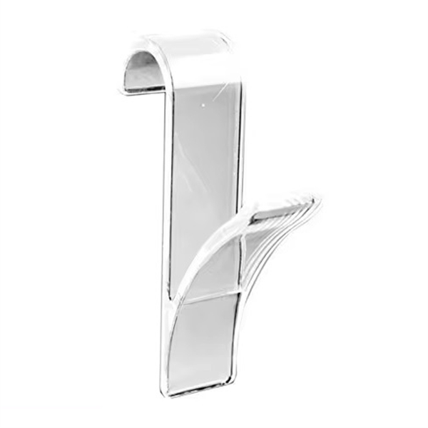 Towel Hook Wall-Mounted Storage of Bathroom Storage Rack Transparent