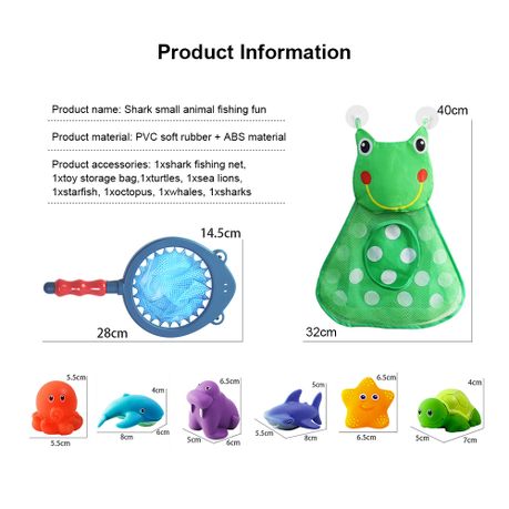 Baby Shower Bath Toy Storage Bag Little Duck Little Frog Net