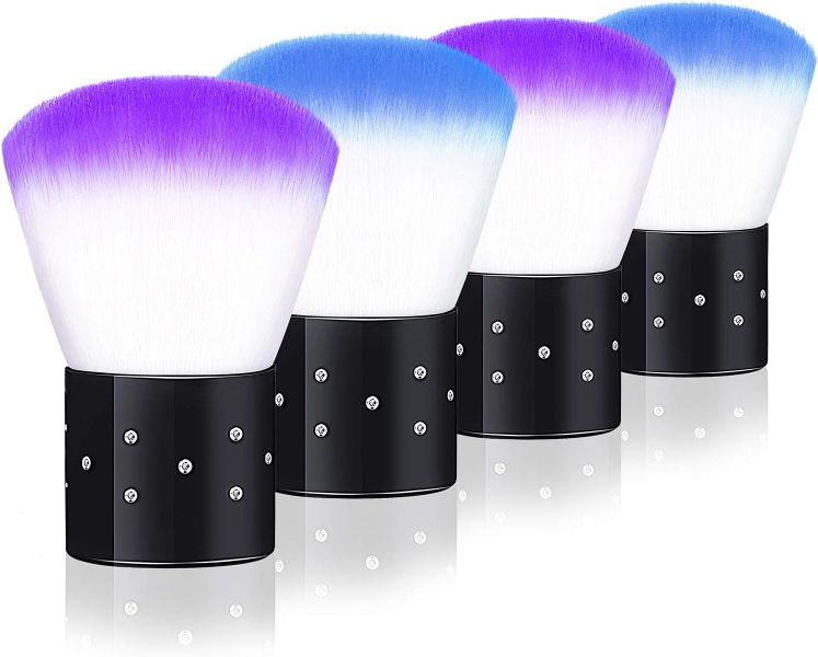 4x Mushroom head shape Dusting Brush for nail art