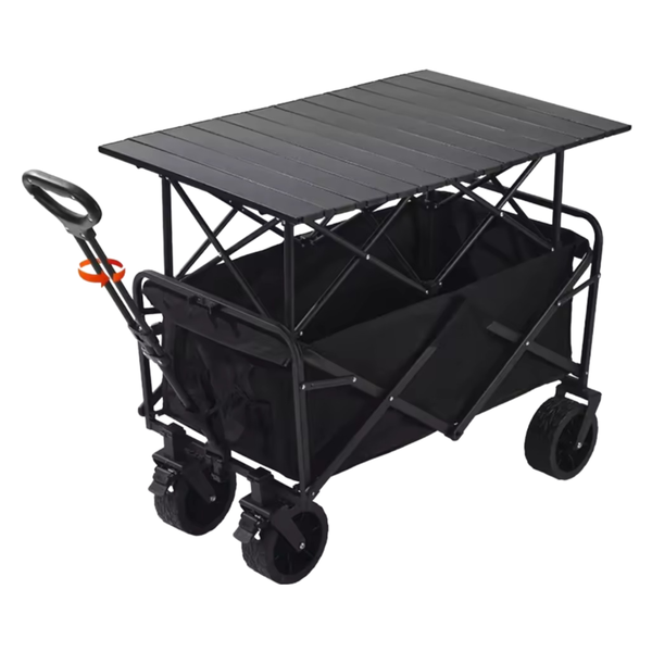 90cm X 70cm Multifunctional Foldable Handcart Trolley For All Terrain