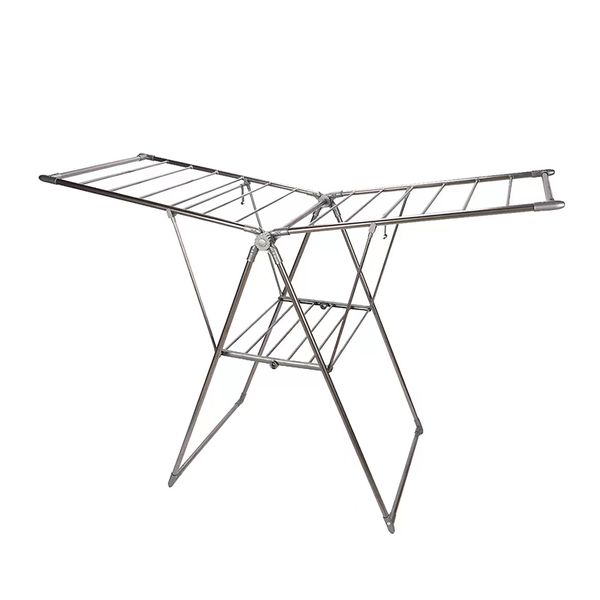 CDR-8001-GR, High Quality Metal &amp; ABS Foldable Clothes Dryer Rack