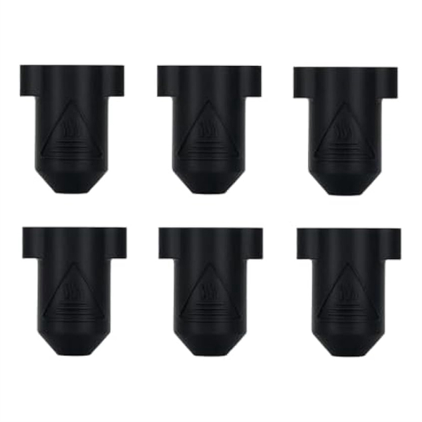 6 Pcs Hotend Heater Block Silicone Socks 3D Printer Compatible with None