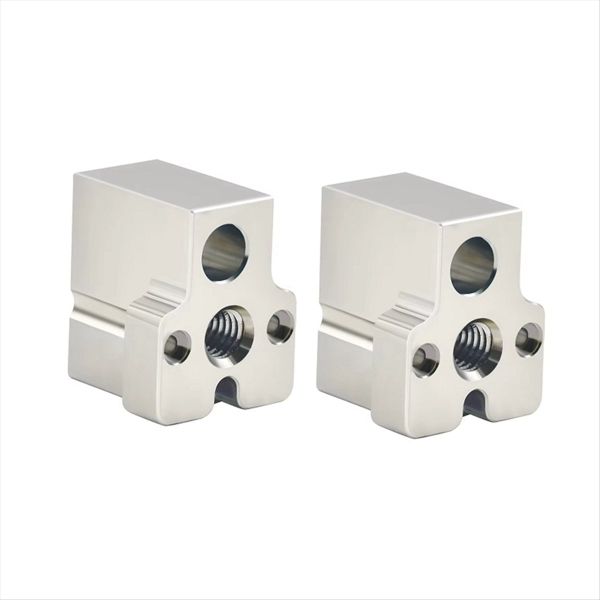 Cr10 Plated Copper Heated Block For 3D Printer Parts Large Flow 3Pcs