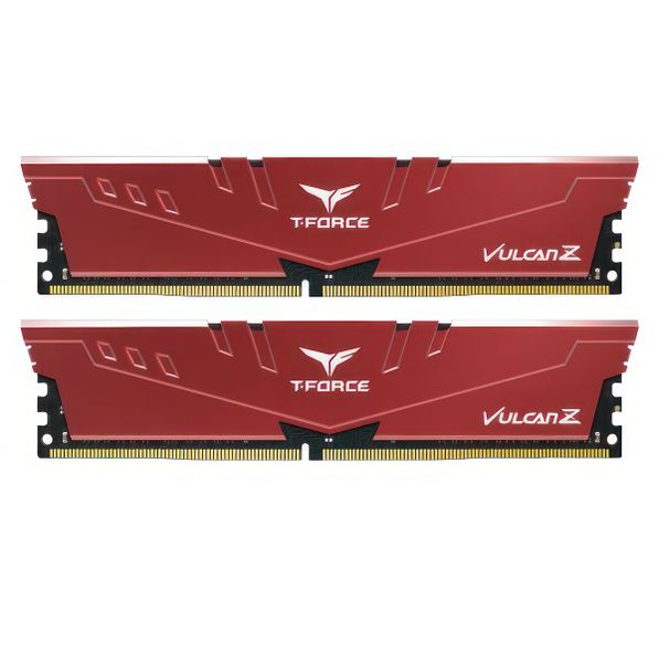 T-FORCE VULCAN Z DDR4 Gaming Memory 16GB (8GBx2) CL14 3600Mhz - Red
