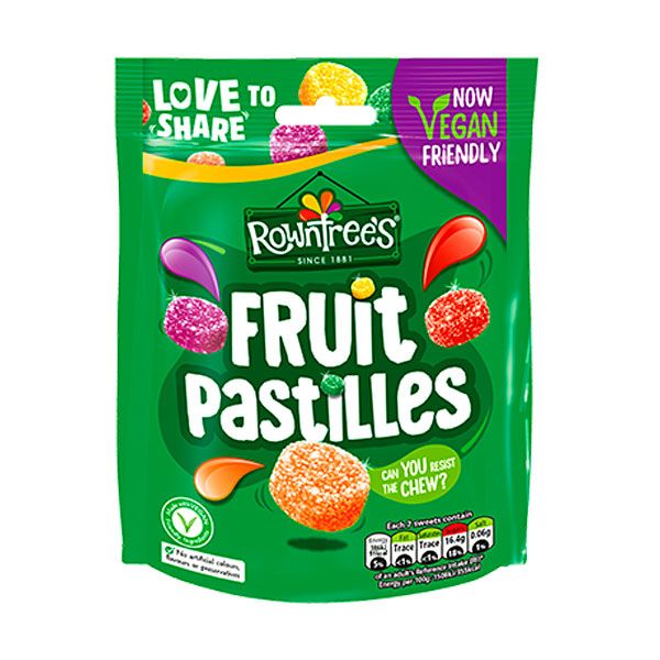 Rowntrees Fruit Pastilles Pouch - 2 x 143g