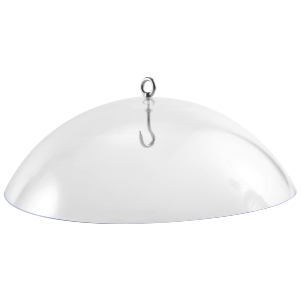 Protective Dome Cover For Hanging Bird Feeders Transparent